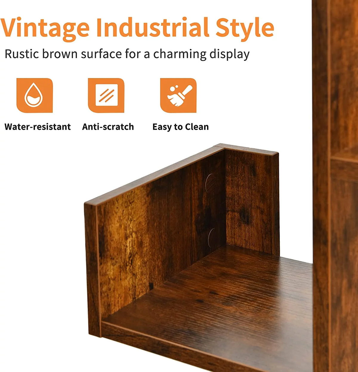 Wood 8 Shelf Bookshelf H261