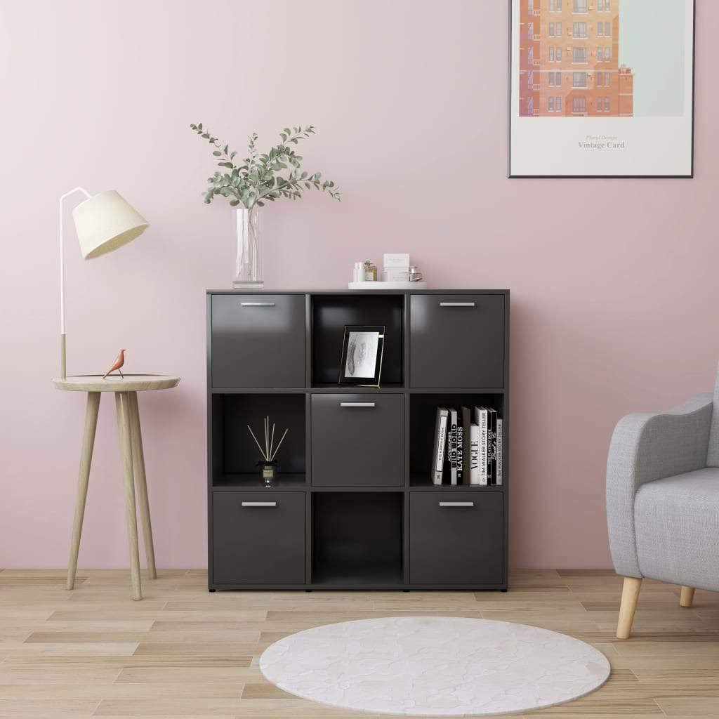 White Book Cabinet Chipboard U536