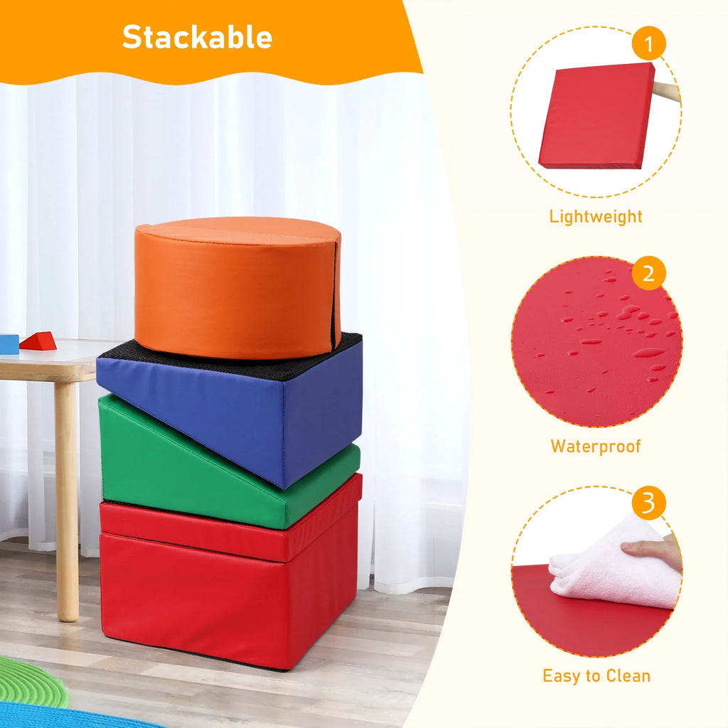 4-Piece Soft Foam Climbing Blocks C426