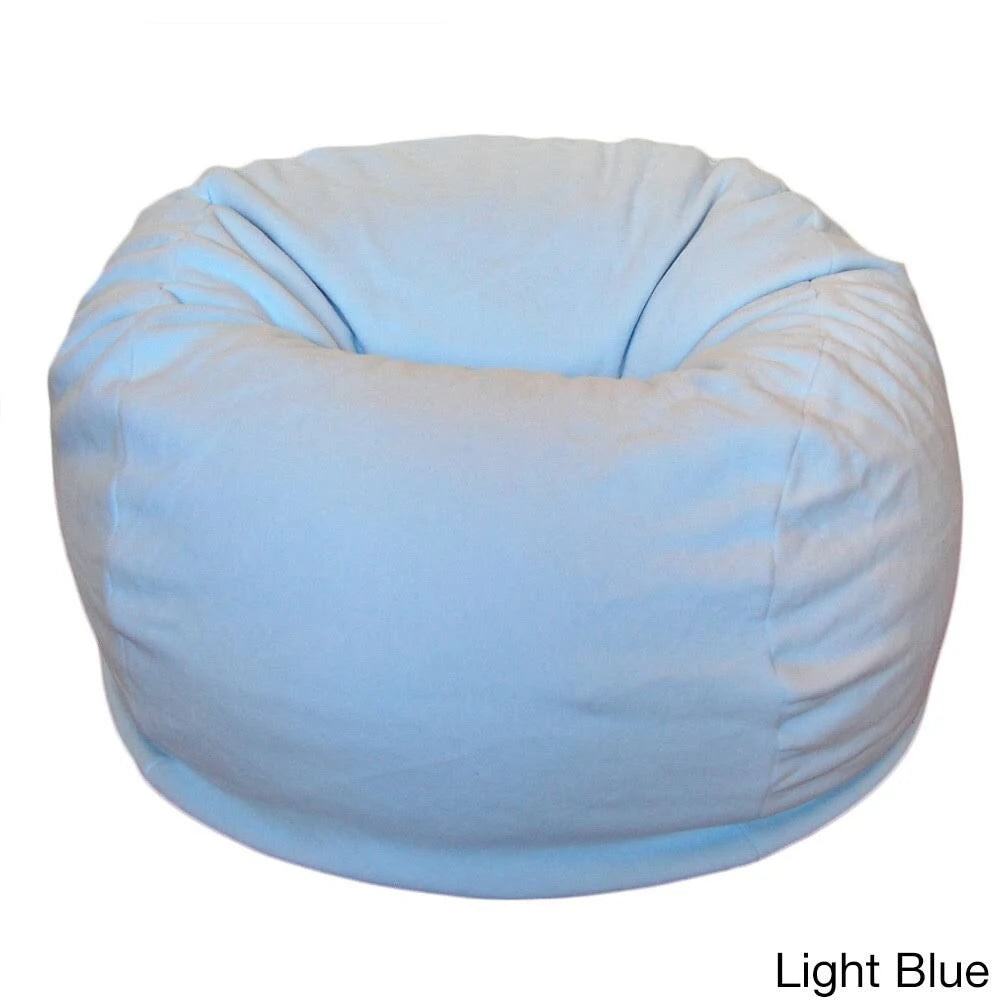 Dark Gray Anti-Pill Fleece Washable Large Bean Bag Chair L6723