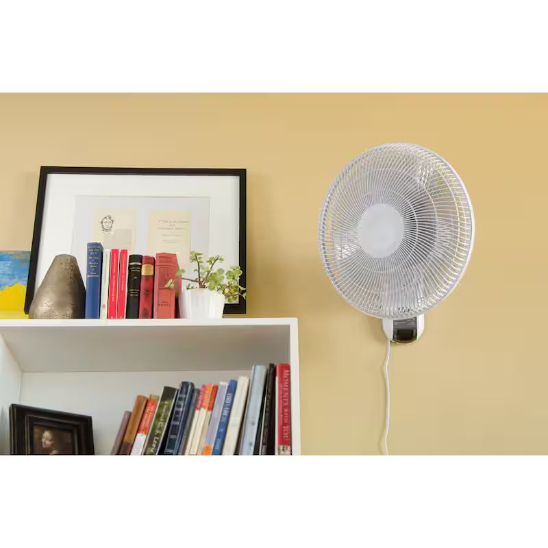 16 in. Indoor Wall Mount Fan with Remote Y776666