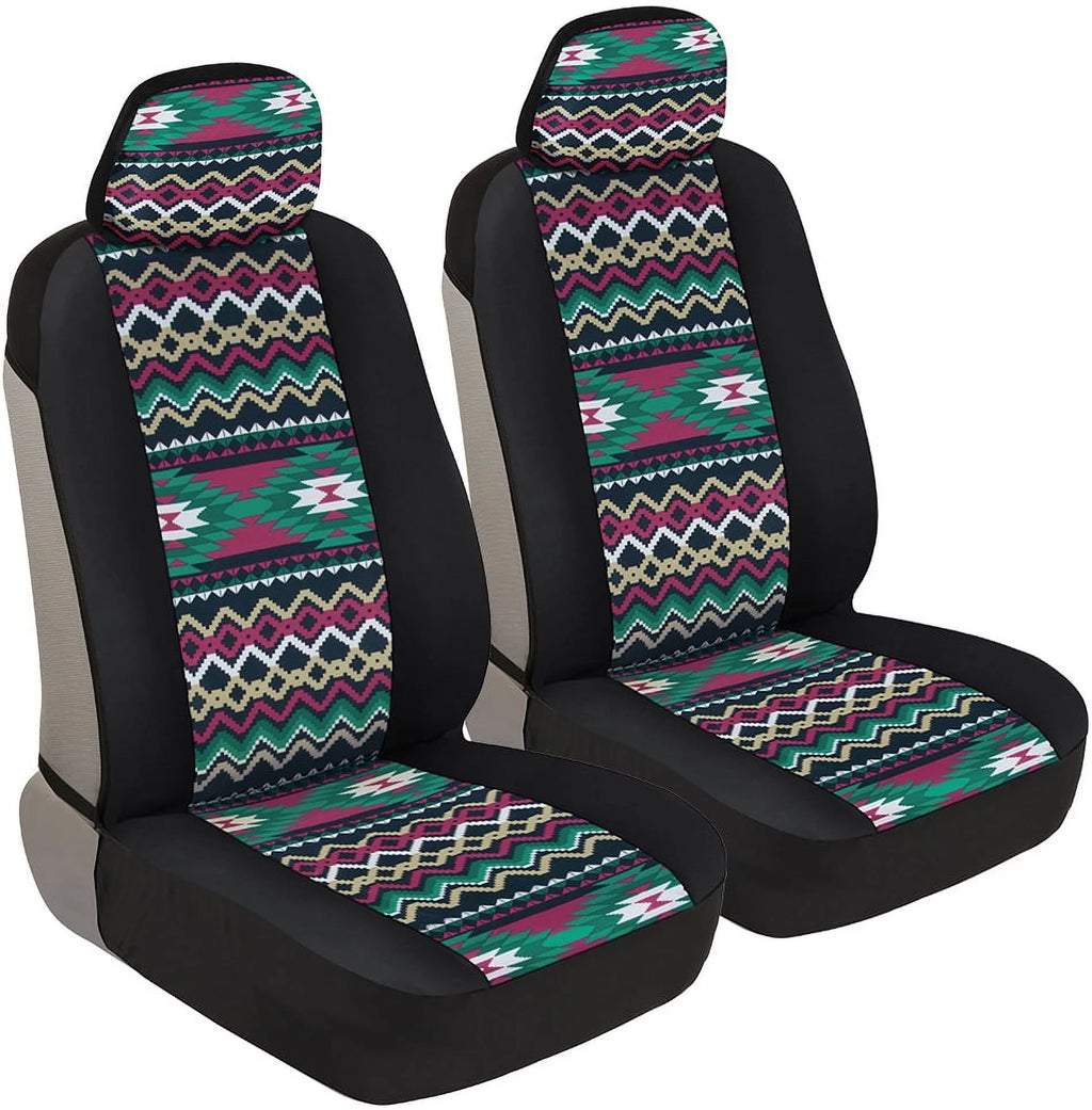 Two Tone Pattern Car Seat Covers R9035