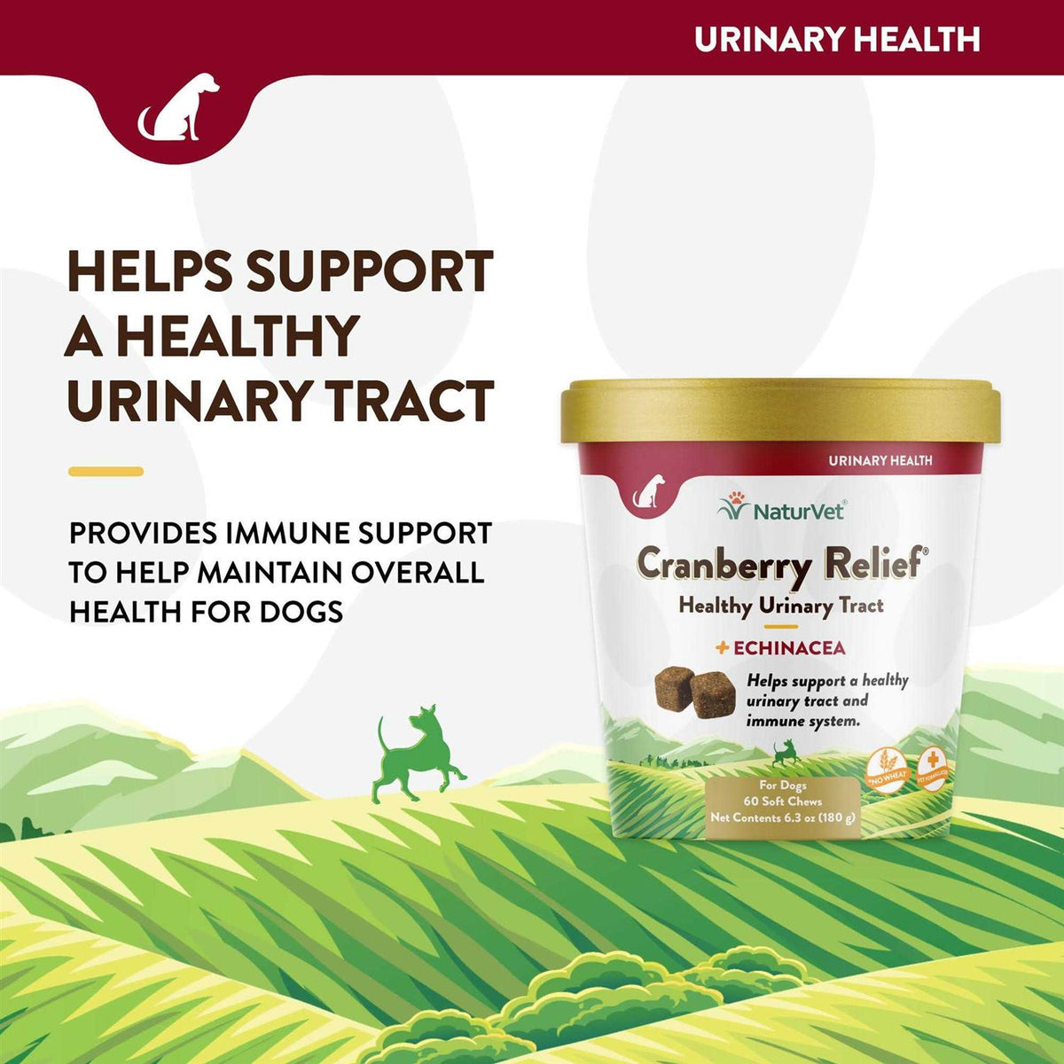 Cranberry Relief Plus Echinacea Soft Chews for Dogs E72299