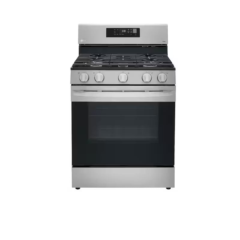 5.8 cu.ft. Smart Single Oven Gas Range with EasyClean, Wi-Fi Enabled Stainless Steel T8447