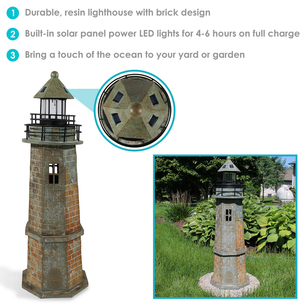 Solar LED Lighthouse E50678