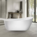 Acrylic 67 in. x 29 in. Freestanding Soaking Bathtub H150
