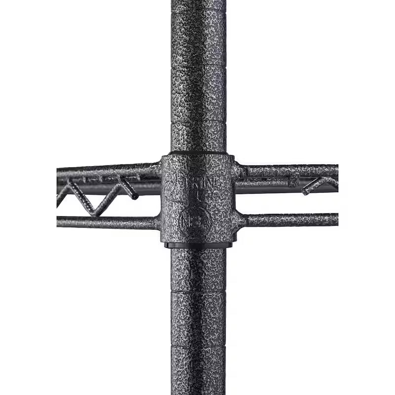 Black 5-Tier Steel Wire Shelving Unit M454