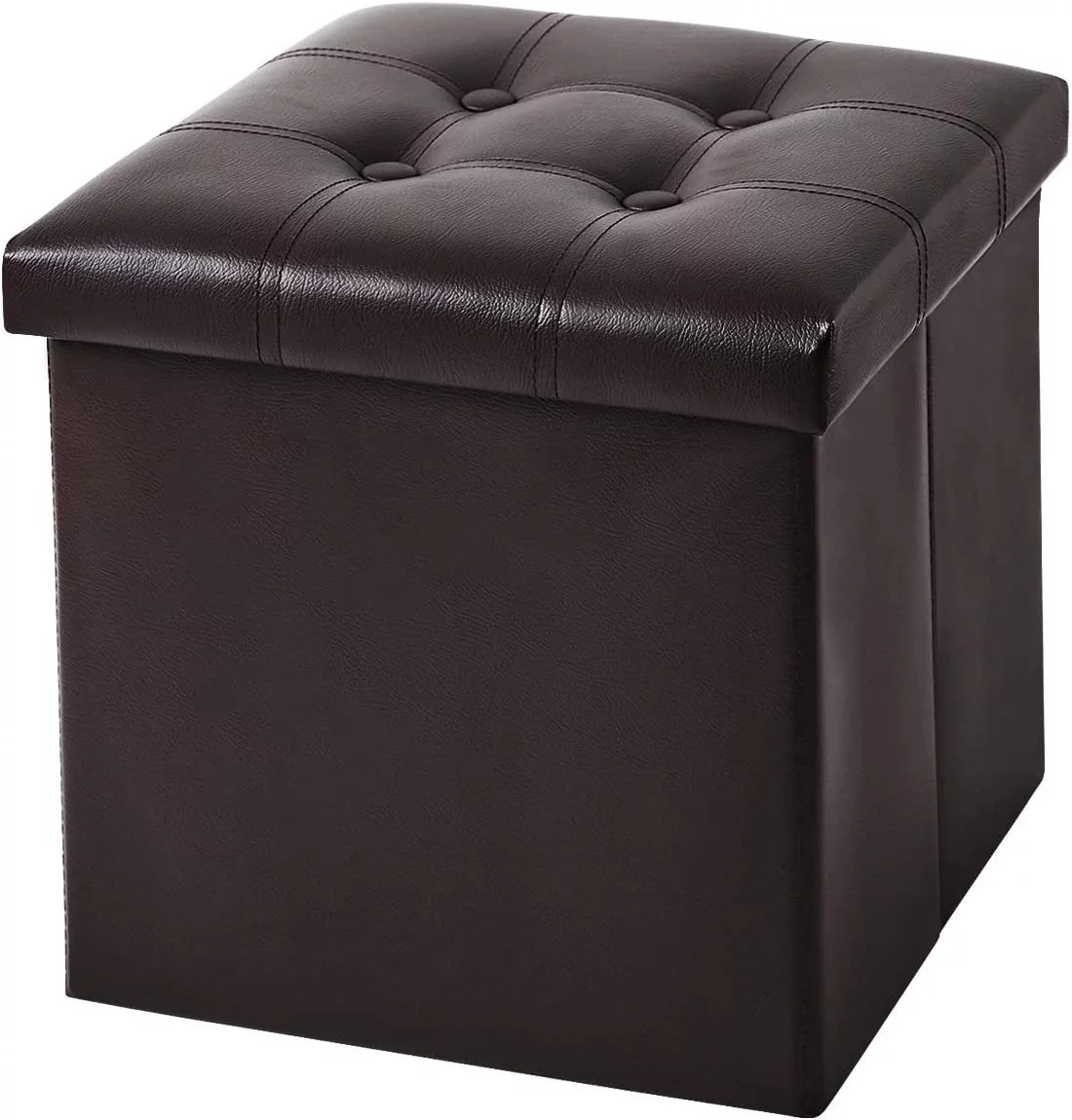 15 inches Folding Storage Ottoman Bench with 55L Storage Space R68322