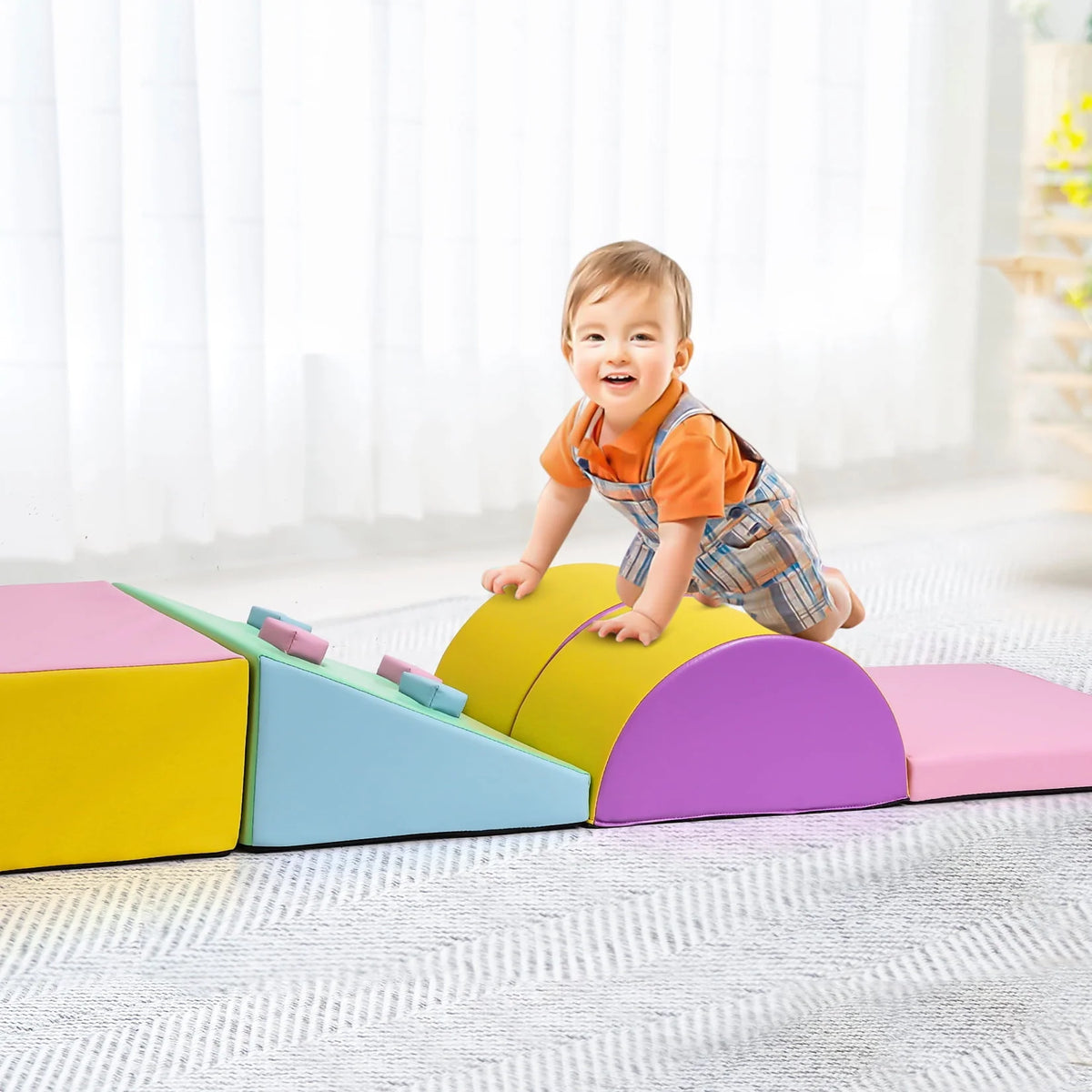 4-Piece Soft Foam Climbing Blocks C426