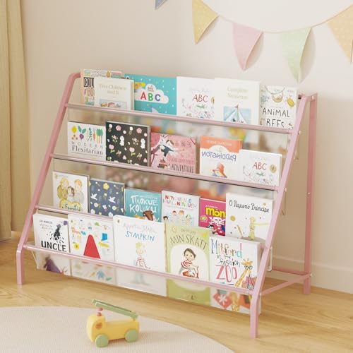 4 Tier Metal Kids Bookshelf V404271