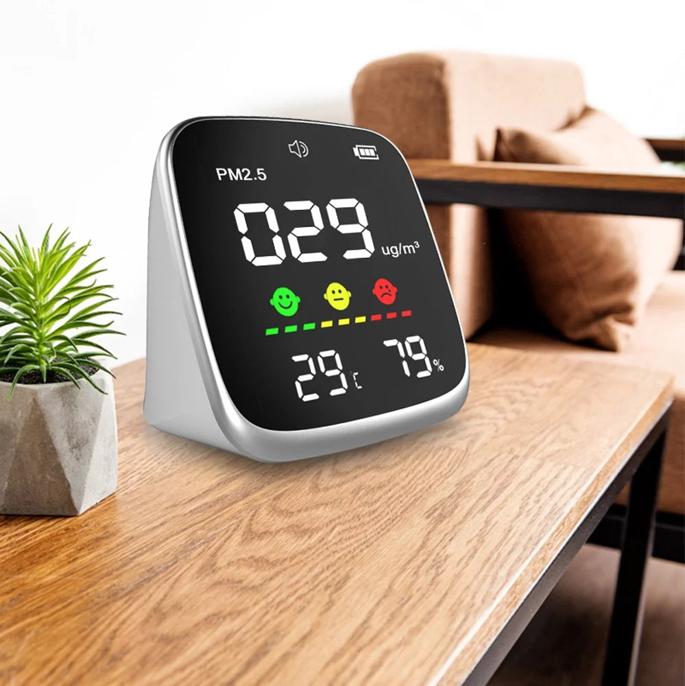 Portable USB Rechargeable PM2.5 Air Quality Monitor Q99036