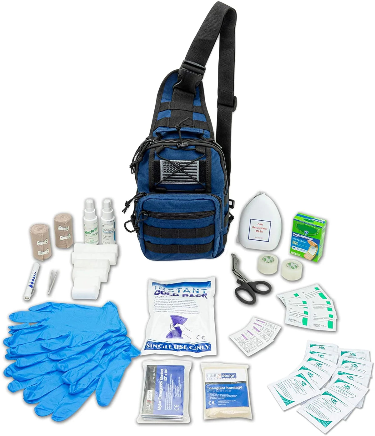 Navy First Aid Sling Backpack K450