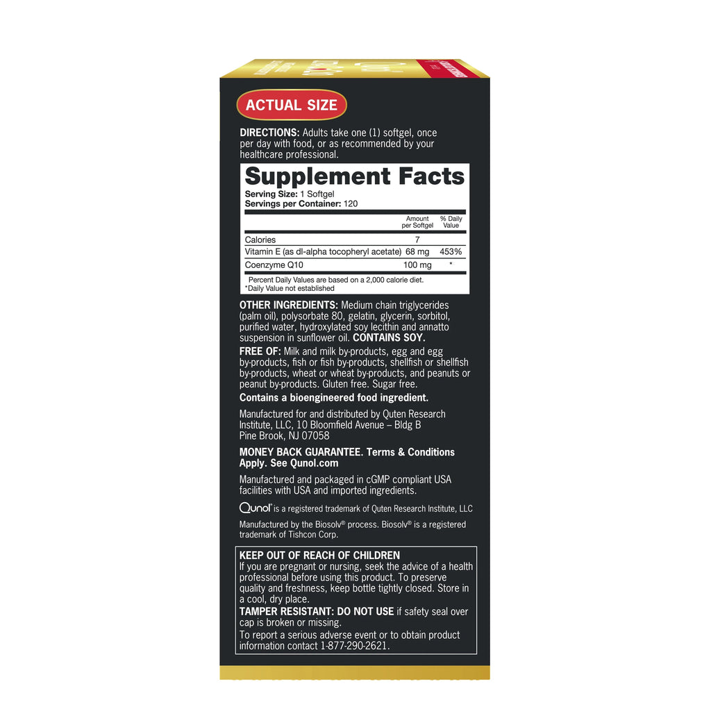 120 Ct CoQ10 Softgels Z3574