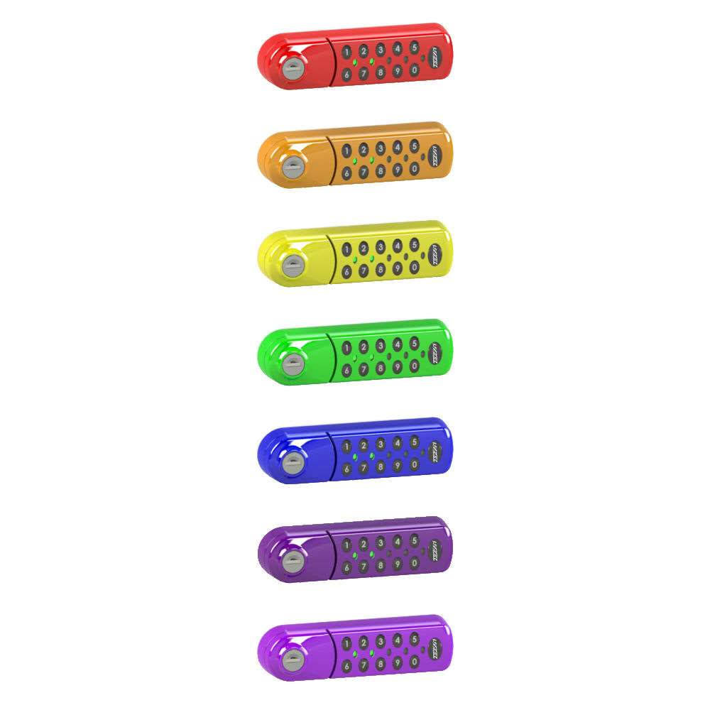 White Digital Combination Electronic Cabinet Lock T9995