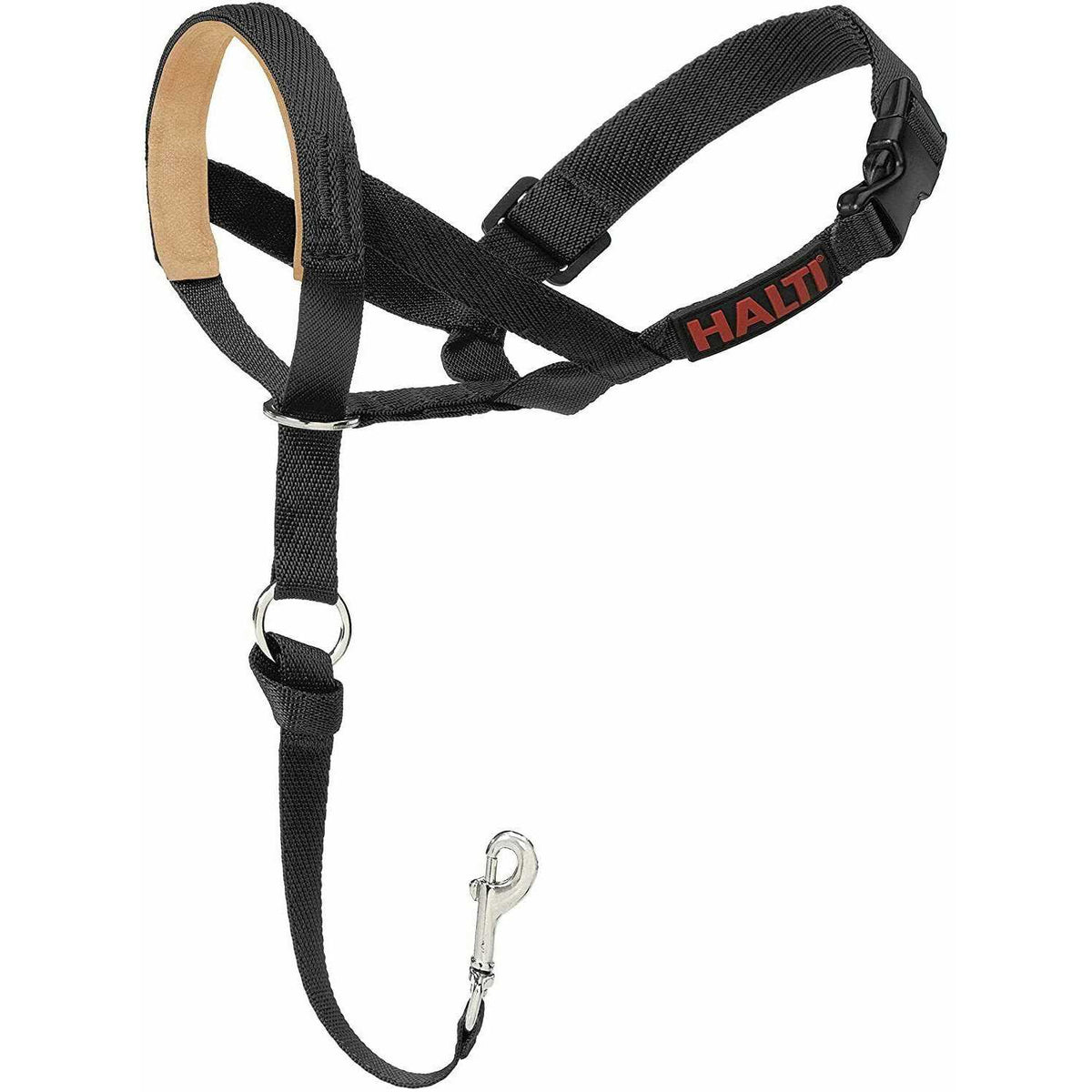 Black Head Collar and Double Lead E5330