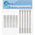 5-Pack Stainless Steel BBQ Grill Flame Tamer & Tube Burner Replacement Parts L13718