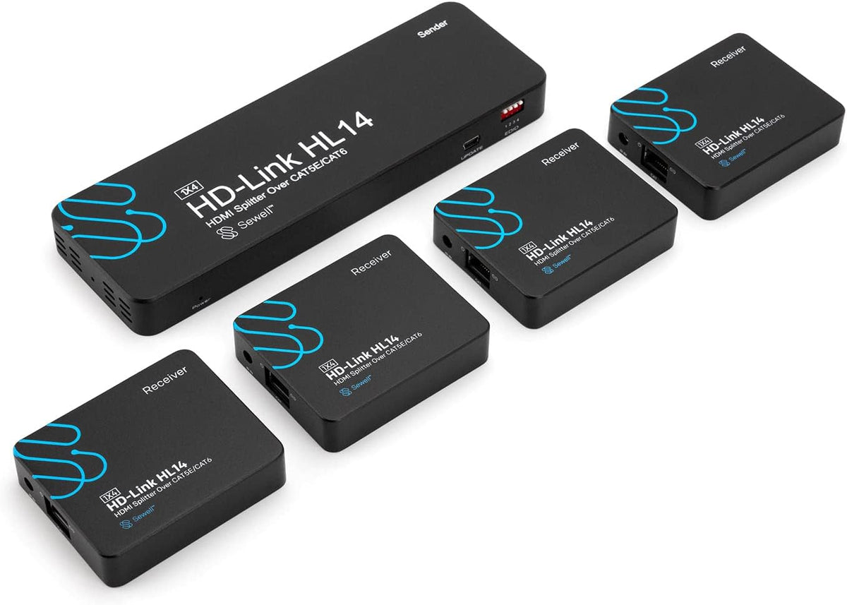 1x8 HDMI Splitter Over Cat5e/6, 160 ft I624700
