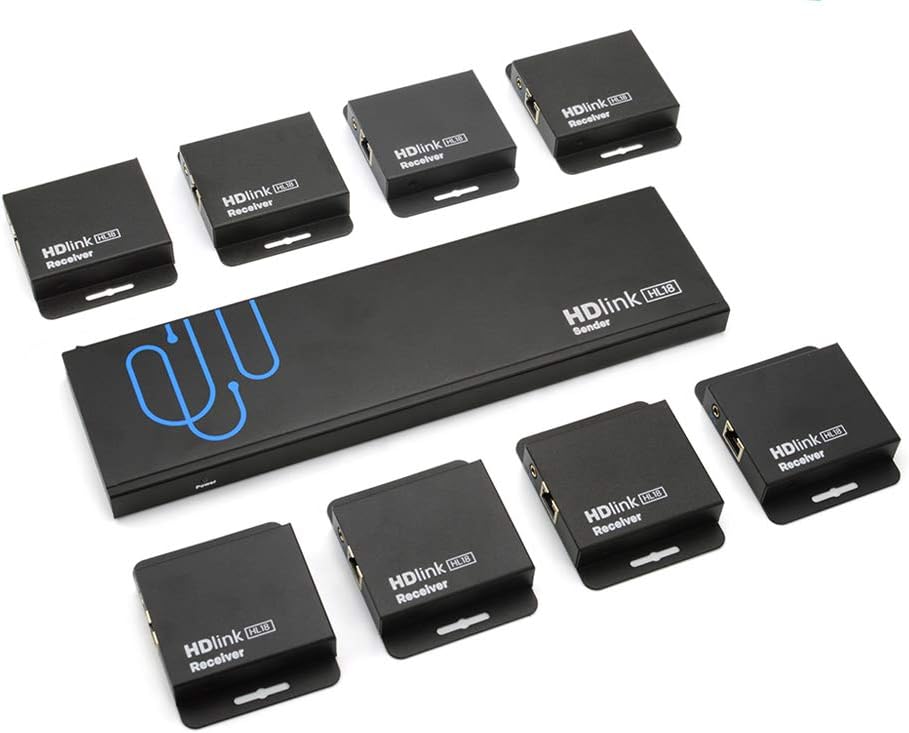 1x8 HDMI Splitter Over Cat5e/6, 160 ft I624700