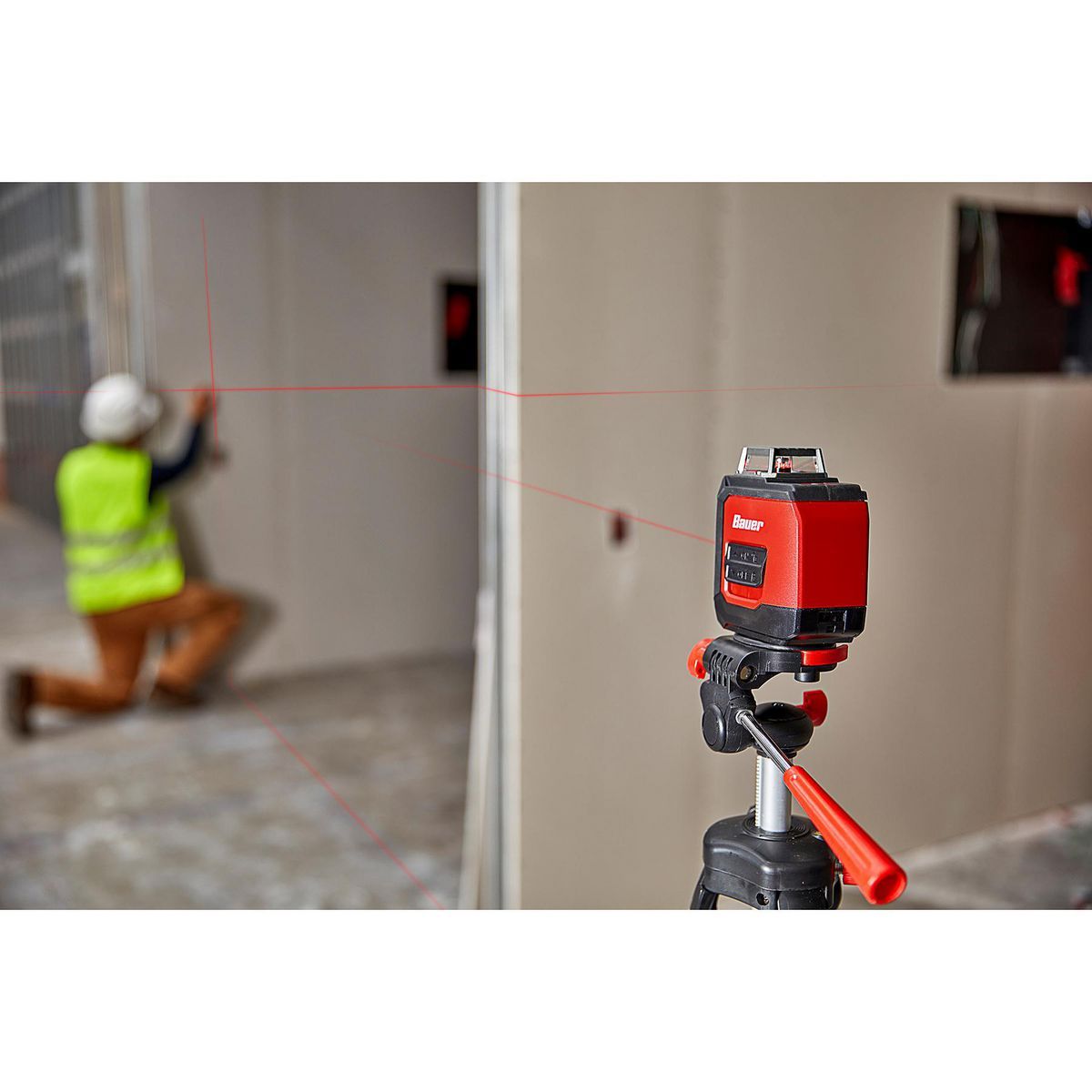 Self-Leveling 360 Horizontal Cross-Line Laser Level W532
